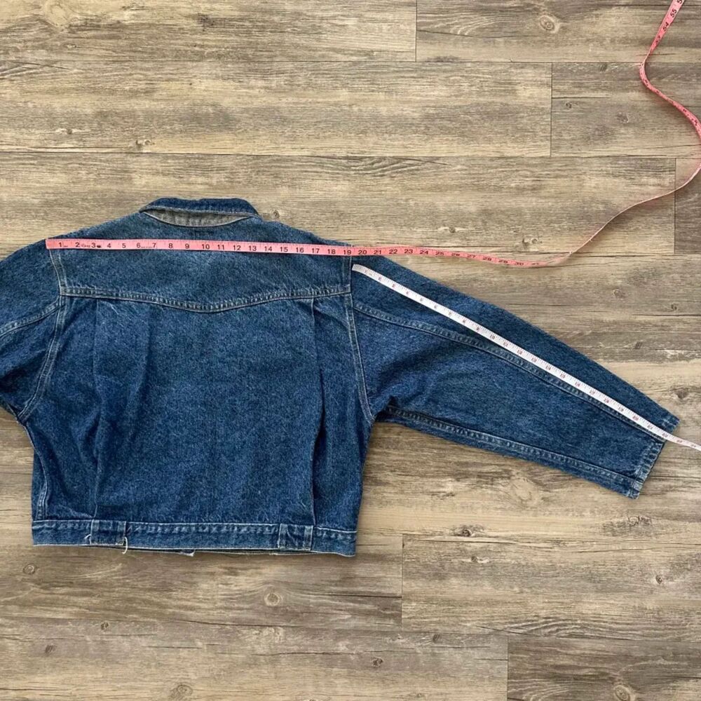 Vintage 80s Lee Denim Jean Jacket Size Medium - Picture 6 of 6